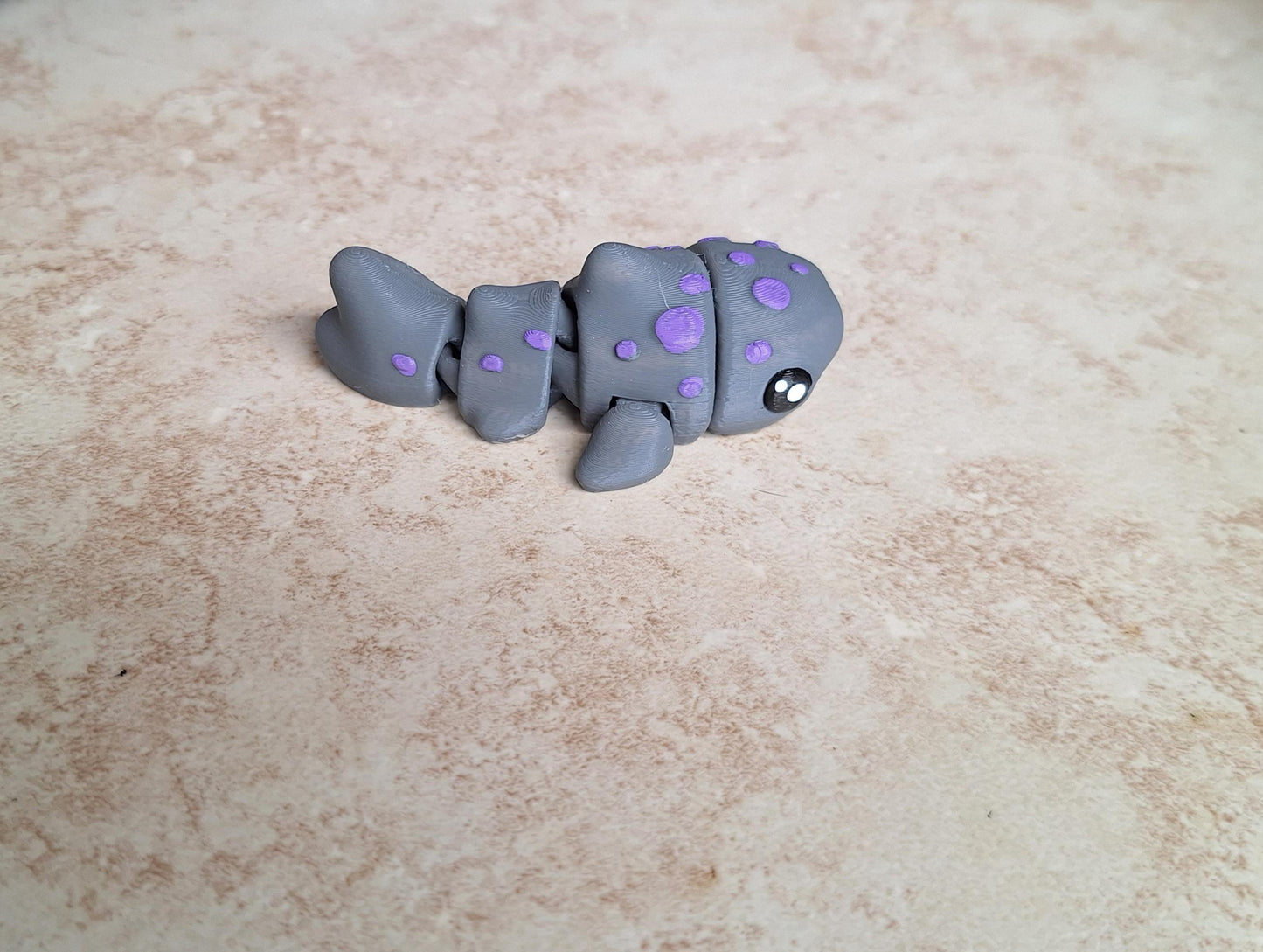 3D articulated kawaii whale shark / 3d printed shark / 3d printed animals whale shark figurine knick knack Fidget