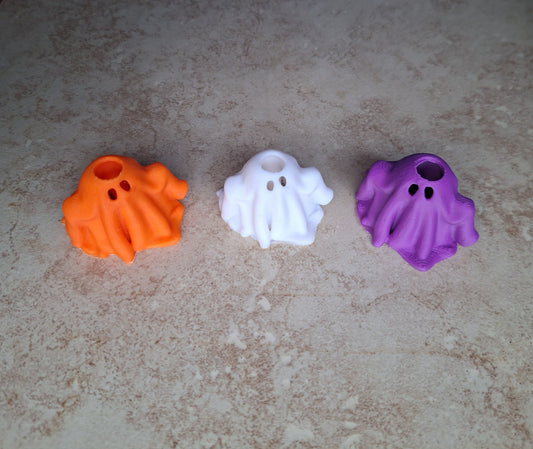 3D printed halloween boo ghost straw buddy charm tumbler accessories / tumbler charm straw buddy / spooky sheet ghost straw topper charm