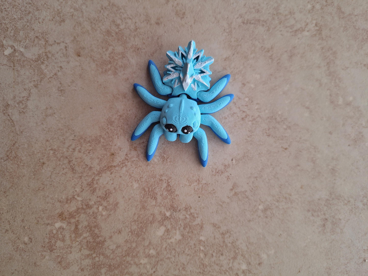 3D articulated small spiders / 3d printed spider insect animals / floral holiday halloween spider knick knack Fidget figurines butterfly