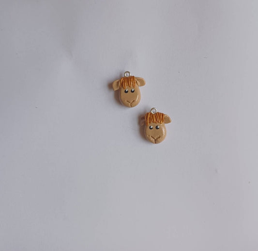 Kawaii camel charms / polymer clay camel charms / kawaii charms / kawaii animal jewelry