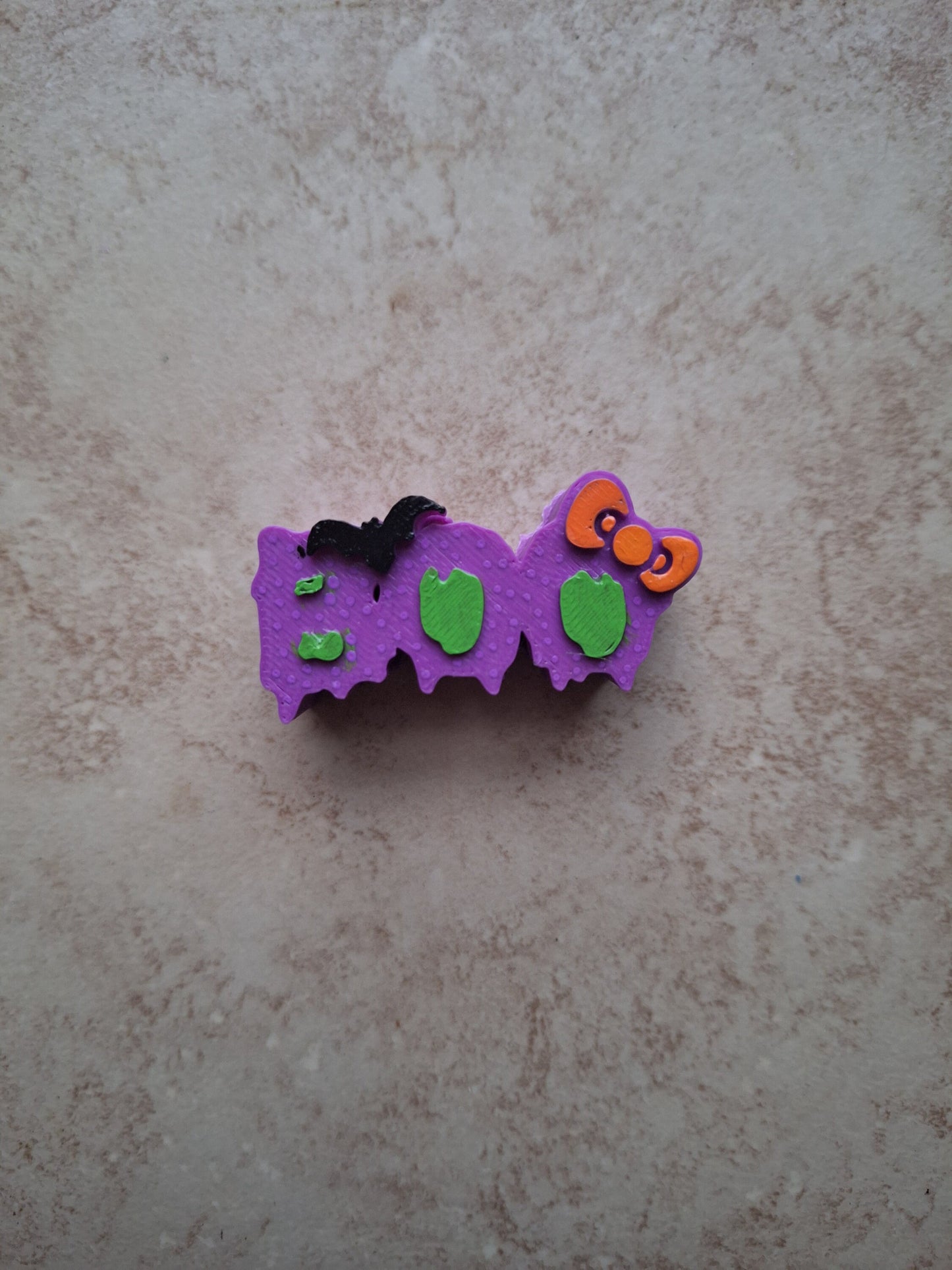 3D printed halloween boo bat straw buddy charm tumbler accessories / tumbler charm straw buddy / spooky holiday boo straw topper charm