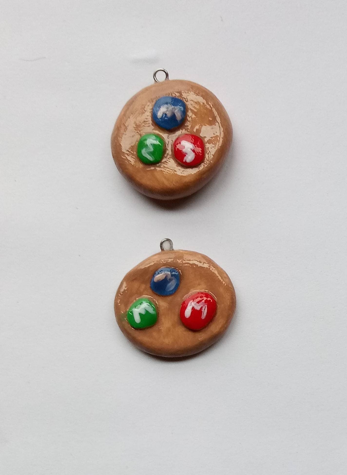 Kawaii cookie charms / polymer clay cookie charms / kawaii food charms / kawaii food jewelry