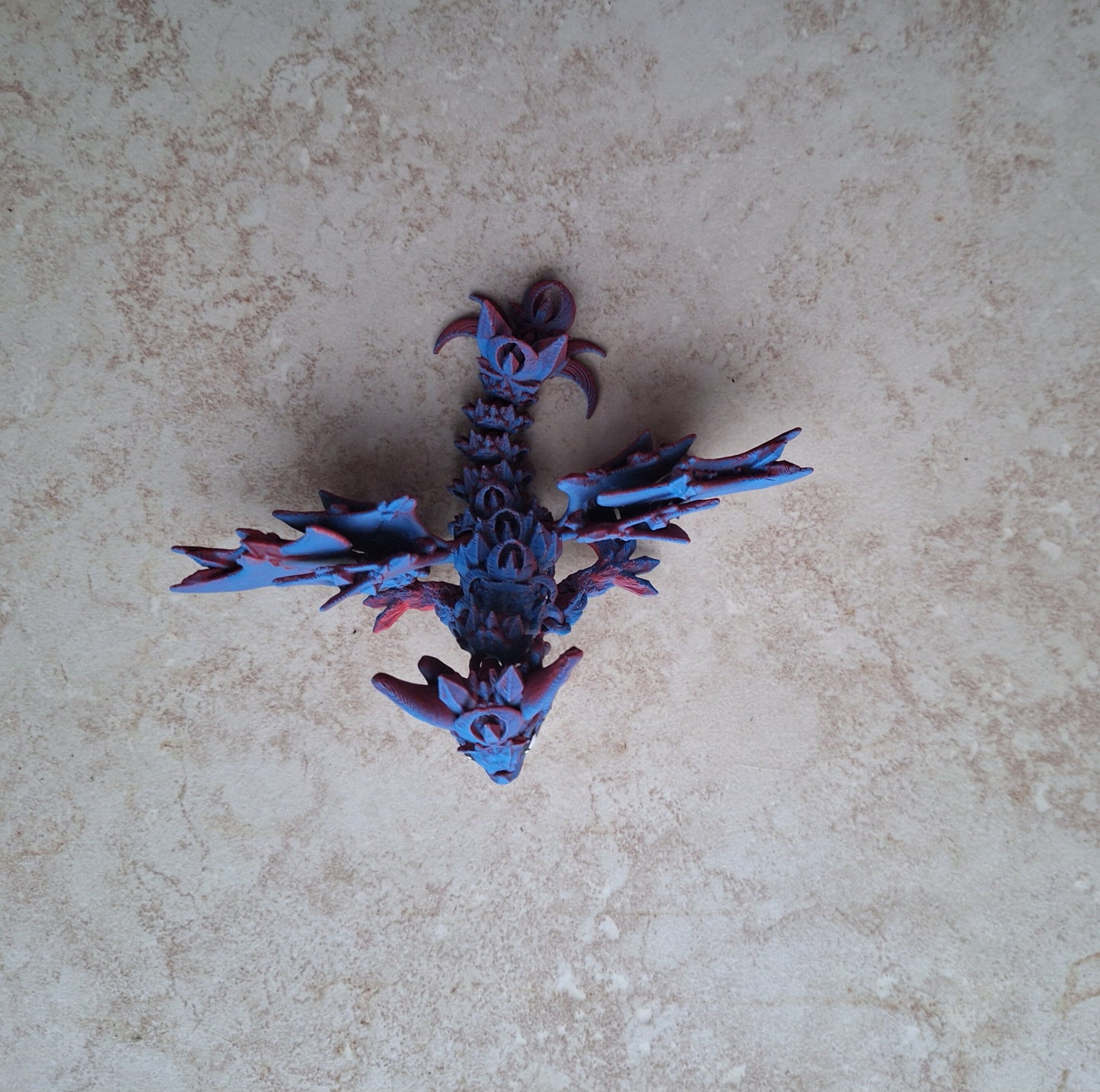3D articulated nightwing dragon straw cap / 3d printed dragon animals / bat night wing tadling straw topper cover Fidget figurines