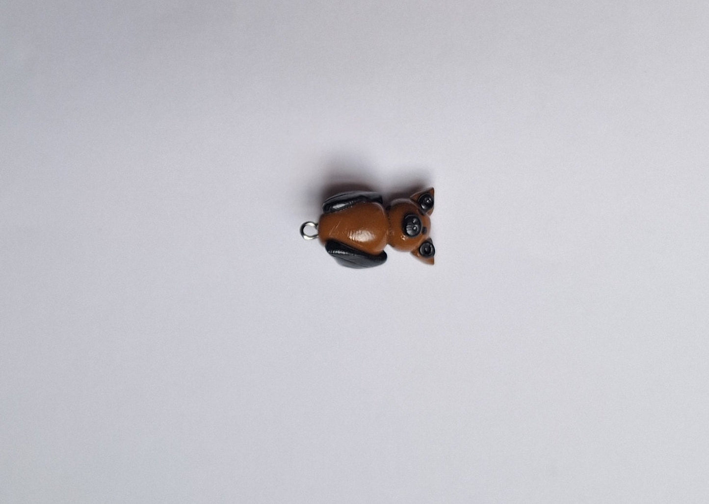 Kawaii hanging bat charms / polymer clay halloween charms / kawaii clay charms / kawaii clay jewelry / bat charms