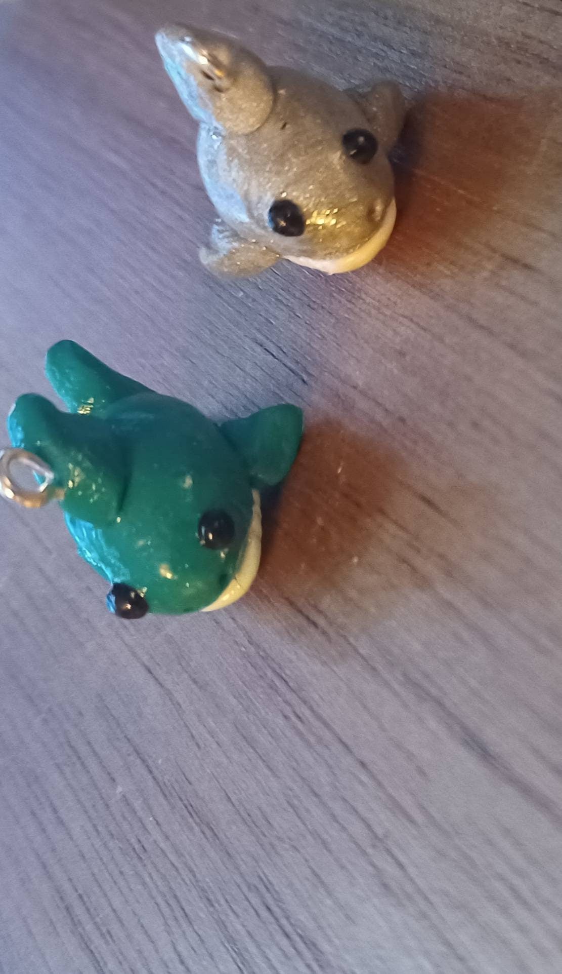 Kawaii shark charms / polymer clay baby shark charms / kawaii animal charms / kawaii shark jewelry