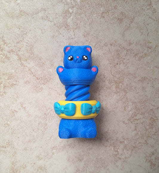 3D articulated bolt animal fidgets / 3d printed dragon fidget / 3d printed animals bear dragon cat figurine knick knack Fidget spin