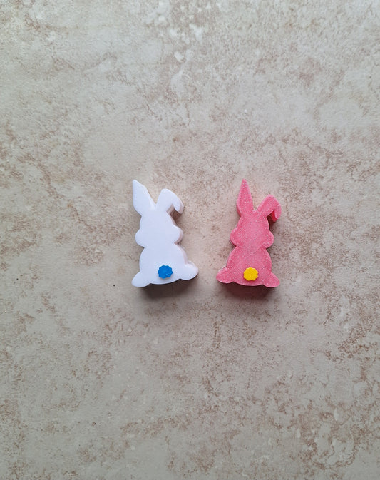 3D printed easter bunny straw buddy charm tumbler accessories / tumbler charm straw buddy / holiday bunny butt straw topper charm