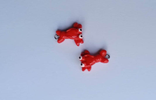 Kawaii lobster charms / polymer clay lobster charms / kawaii animal charms / kawaii lobster jewelry