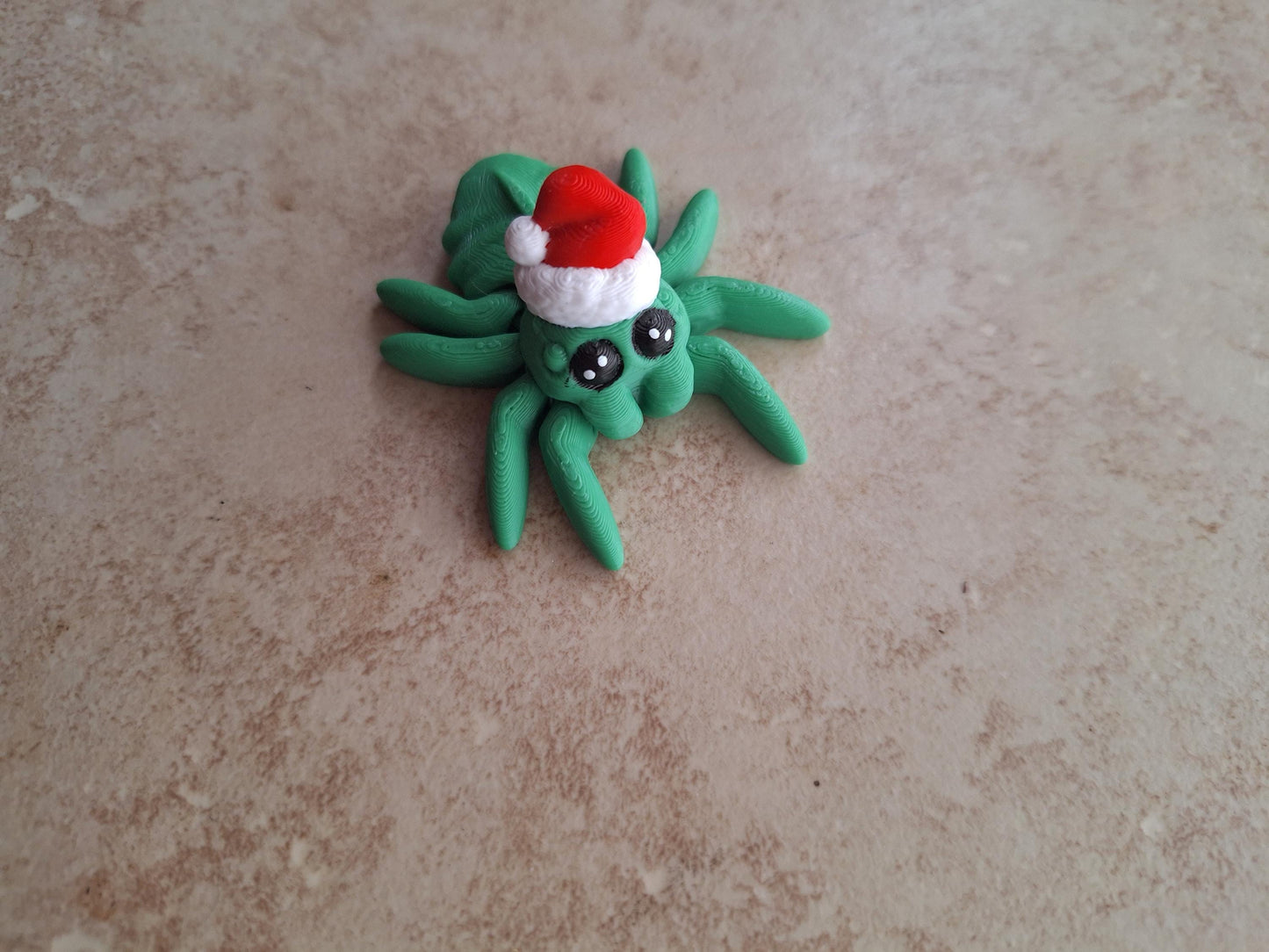 3D articulated small spiders / 3d printed spider insect animals / floral holiday halloween spider knick knack Fidget figurines butterfly