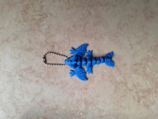 3D articulated wyvern dragon tumbler handle charm / 3d printed wyvern animal colored wyvern tumbler charm Fidget
