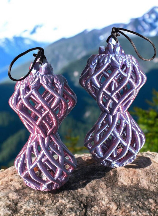 3D printed portable dice roller storage container / 3d sculpture dice roller / 3d dice roller tower and storage