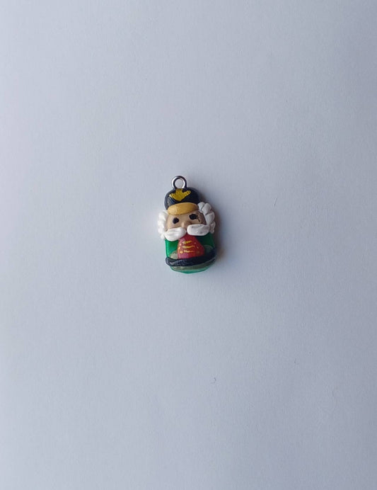 Kawaii nutcracker clay charms / polymer clay nutcracker charms / kawaii christmas holiday charms / kawaii nutcracker jewelry