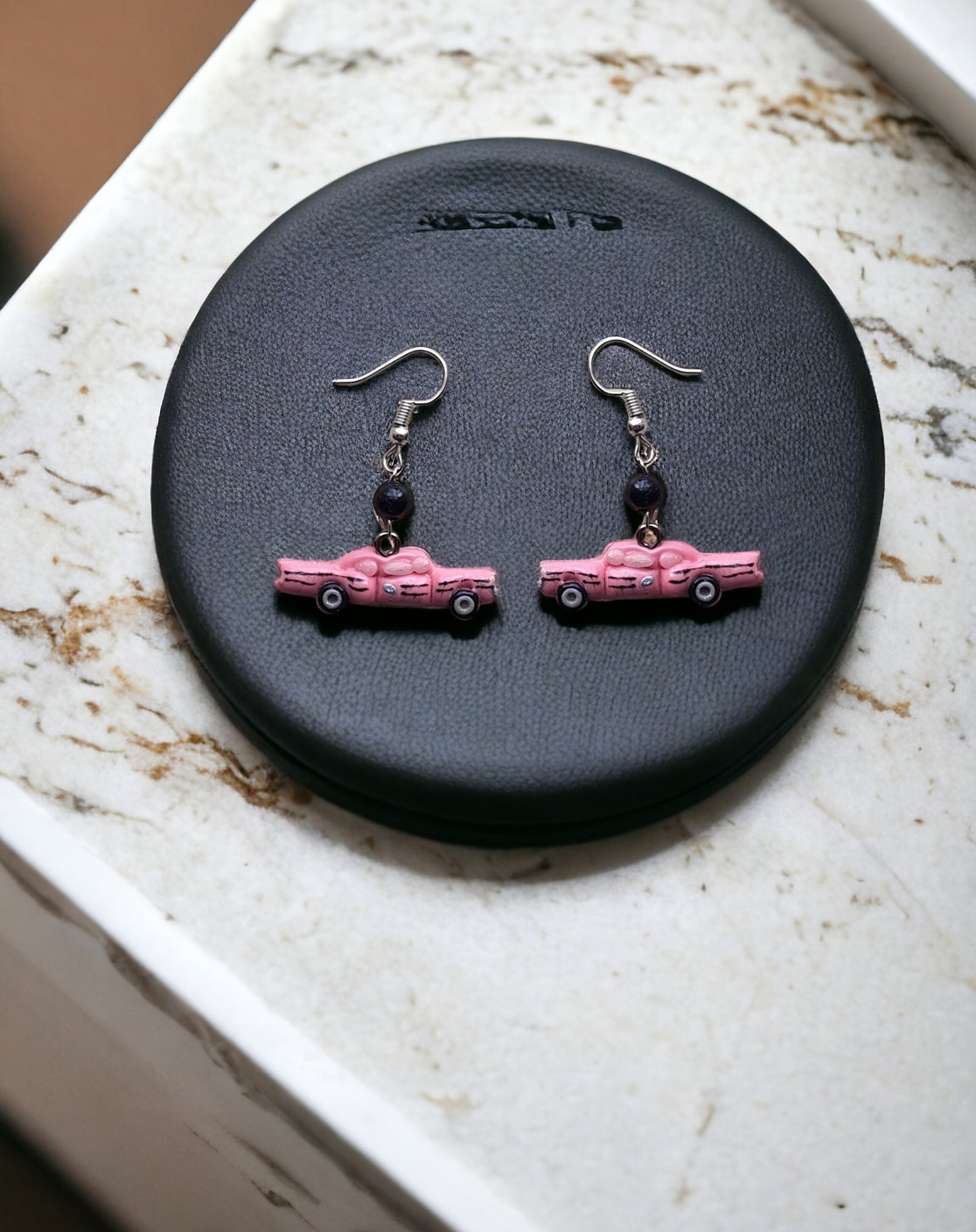 Kawaii spring earrings / polymer clay vintage retro car earrings summer jewelry / retro vintage cars earrings costume jewelry