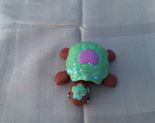 3D articulated turtle / 3d printed turtle heart shell / 3d printed animals figurine knick knack Fidget