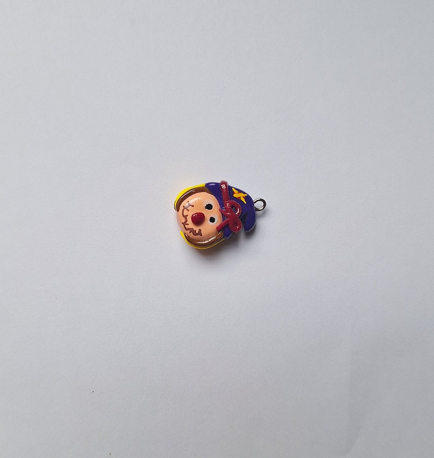 Kawaii fall scarecrow charms / polymer clay scare crow charms / clay holiday charms / clay thanksgiving scarecrow jewelry stitch marker