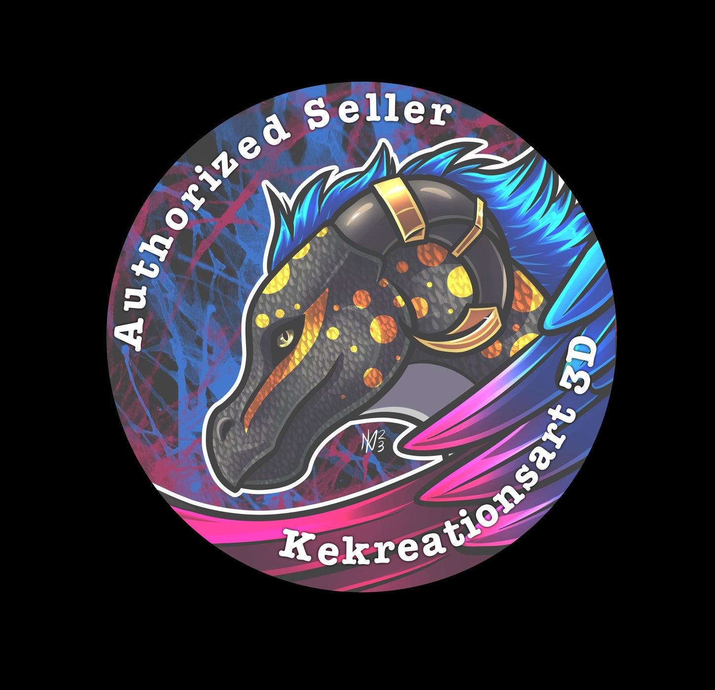 3D articulated red blue baby kitsune fox straw topper cap / 3d printed kitsune / 3d printed animals figurine knick knack Fidget