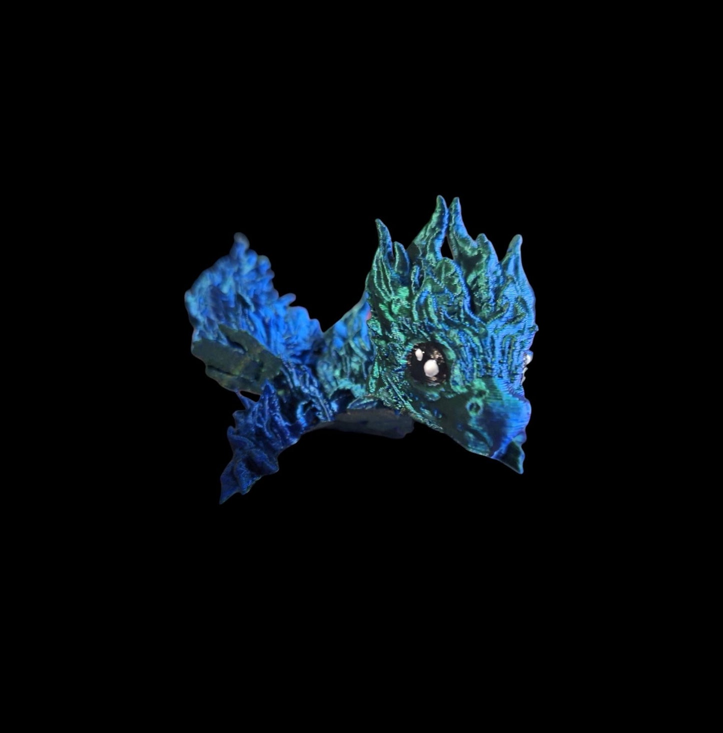 3D articulated phoenix dragon straw cap / 3d printed dragon animals / Phoenix bird dragon tadling straw topper cover Fidget figurines