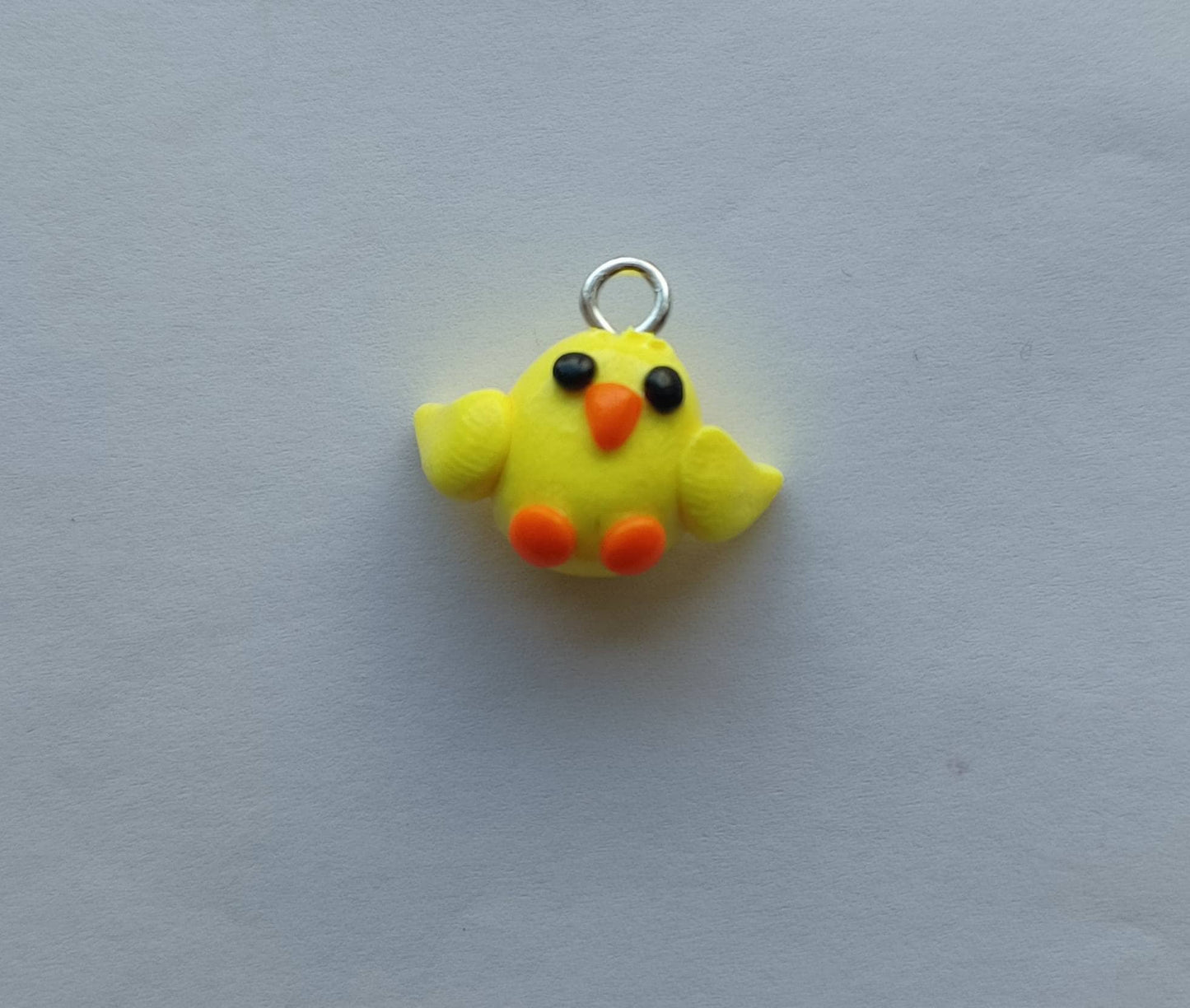 Kawaii chick charms / polymer clay baby chicken charms / kawaii easter charms / kawaii chicken jewelry