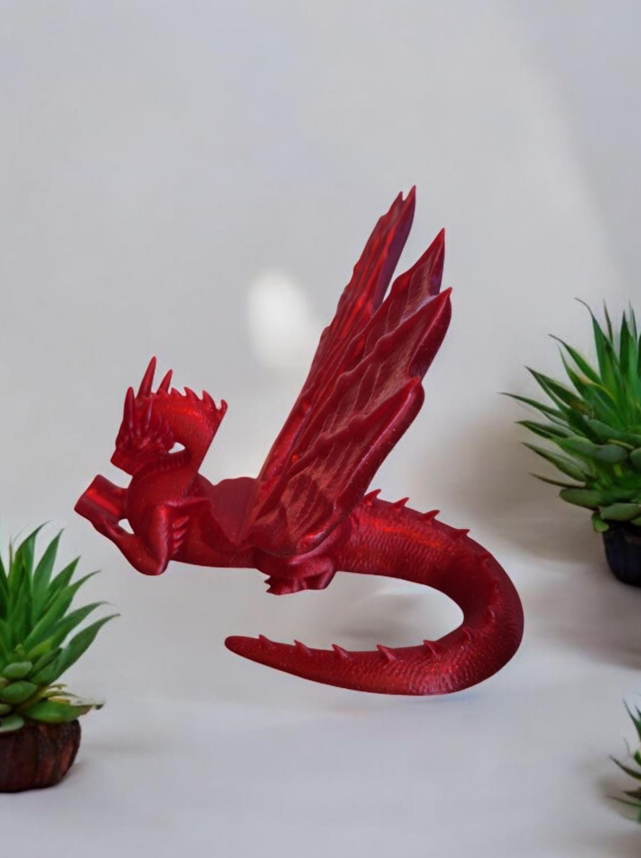 3D printed dragon book display / 3d dragon wing book holder stand display reading dragon book tablet holder accessory craftykid3d design