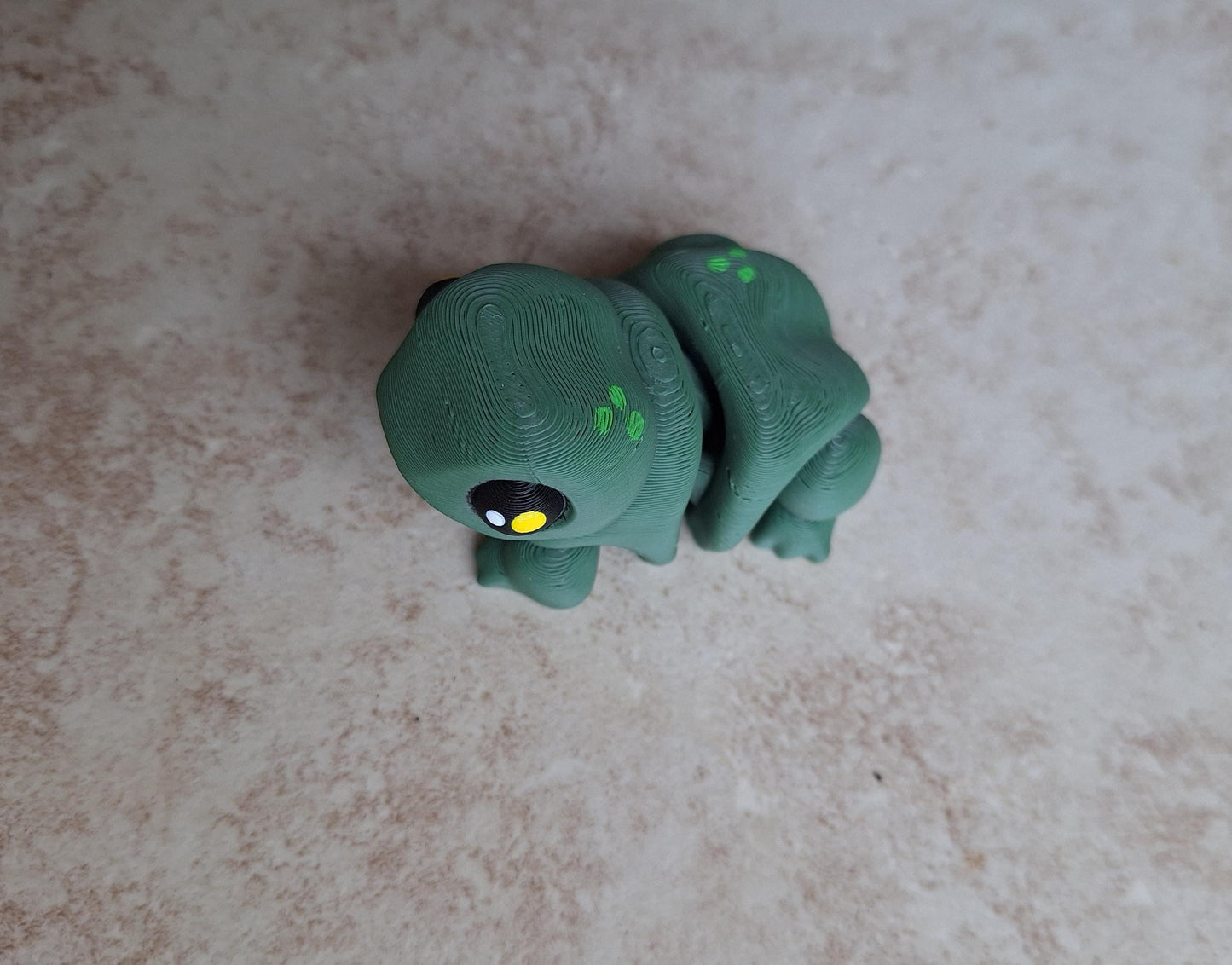 3D articulated frog bug / 3d printed frog with dots froggy froggie / 3d printed animals figurine knick knack Fidget decor