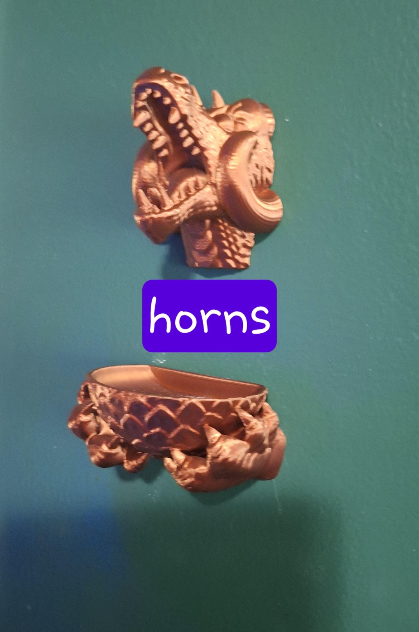 3D printed dragon head key holder organizer / wall mount coat hanger / 3d printed dragon wall Home decor key hook coat rack