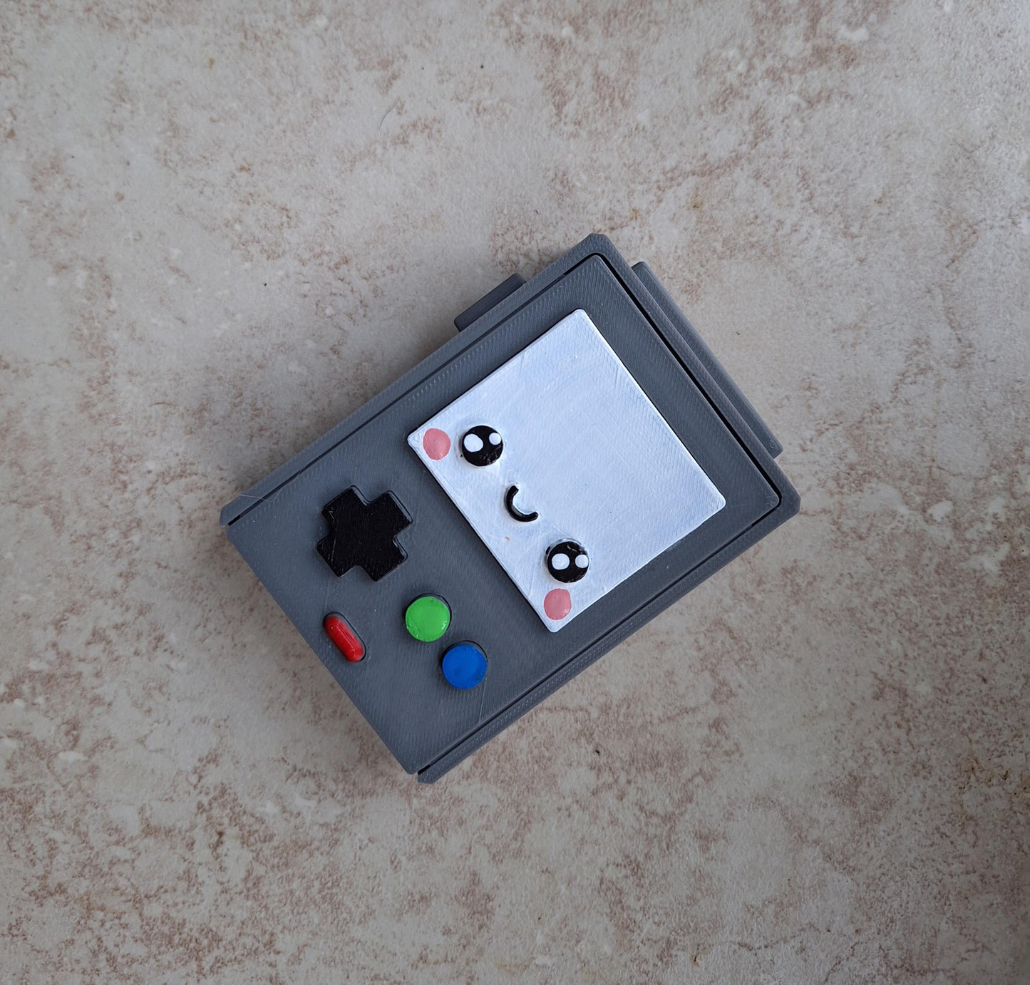 3D printed kawaii game console container / 3d console storage box display / 3d printed whimsical storage container