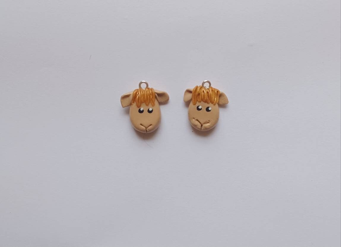 Kawaii camel charms / polymer clay camel charms / kawaii charms / kawaii animal jewelry