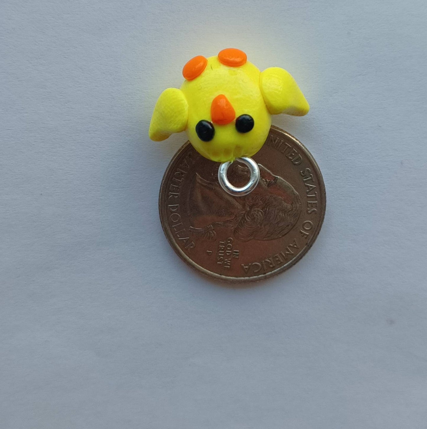 Kawaii chick charms / polymer clay baby chicken charms / kawaii easter charms / kawaii chicken jewelry