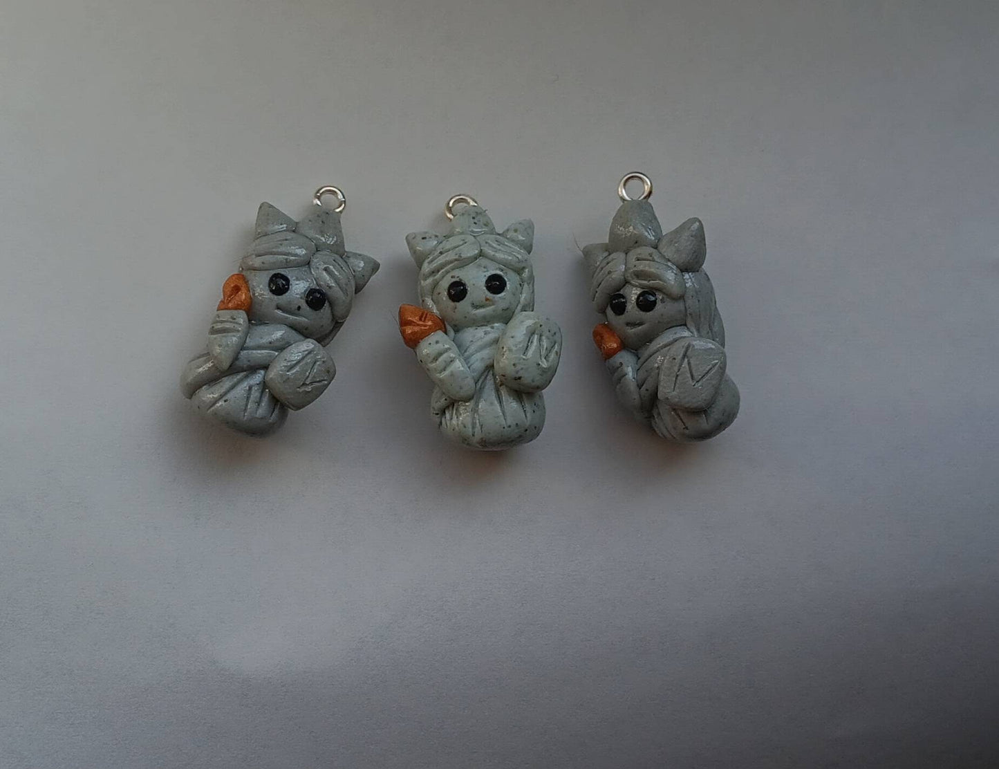 Kawaii 4th of july charms / polymer clay liberty charms / kawaii independence holiday charms / statue of liberty USA charms