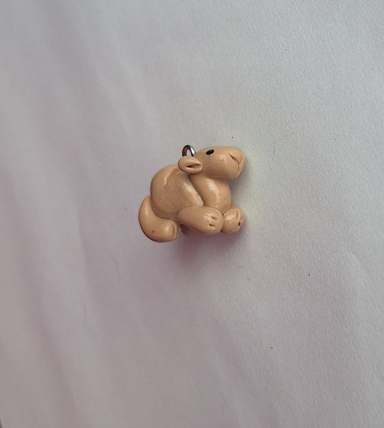 Kawaii resting camel charms / polymer clay camel charms / kawaii charms / kawaii animal jewelry charms camel stitch marker