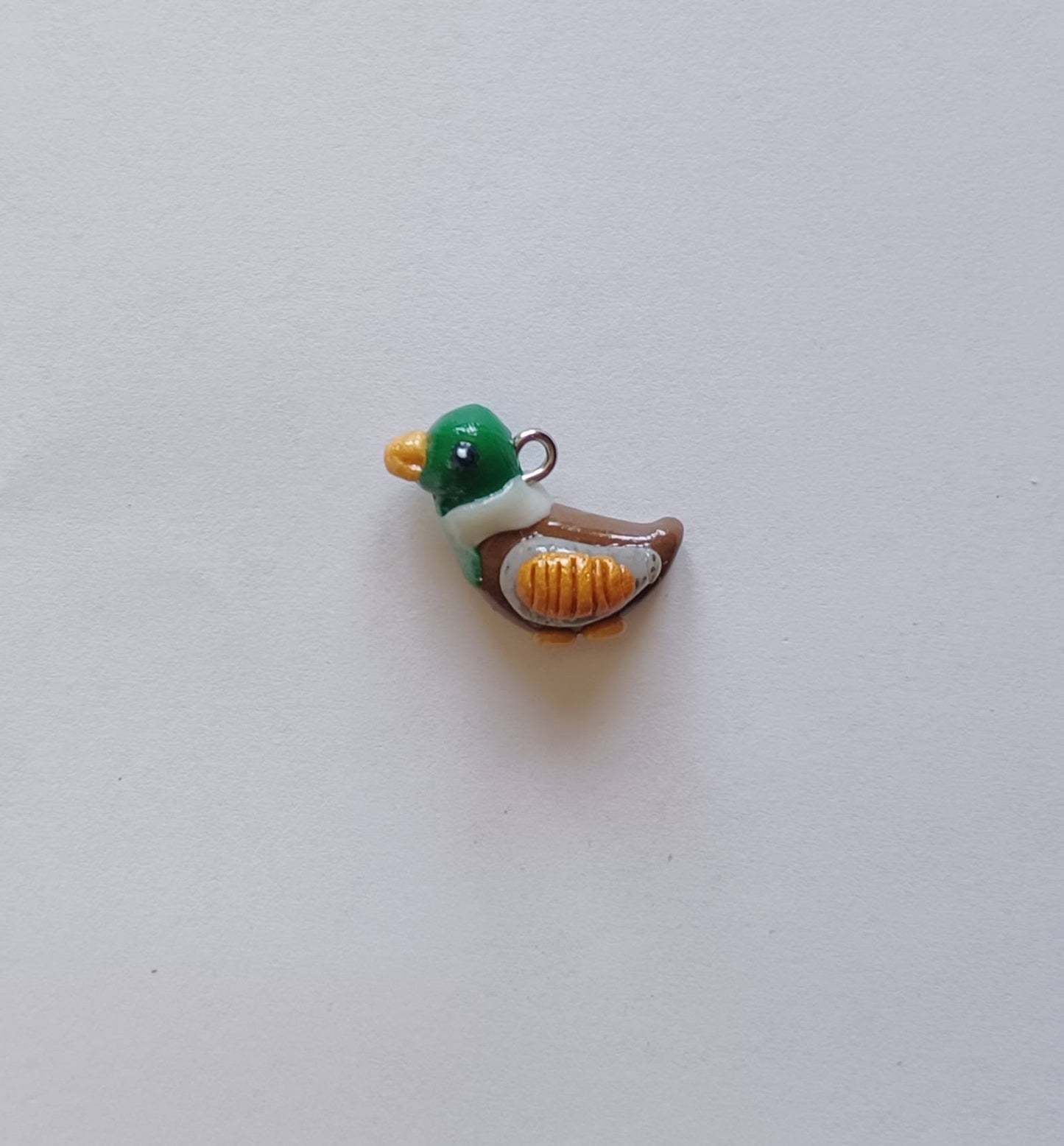 Kawaii duck charms / polymer clay duck charms / kawaii animal charms / mallard duck charms
