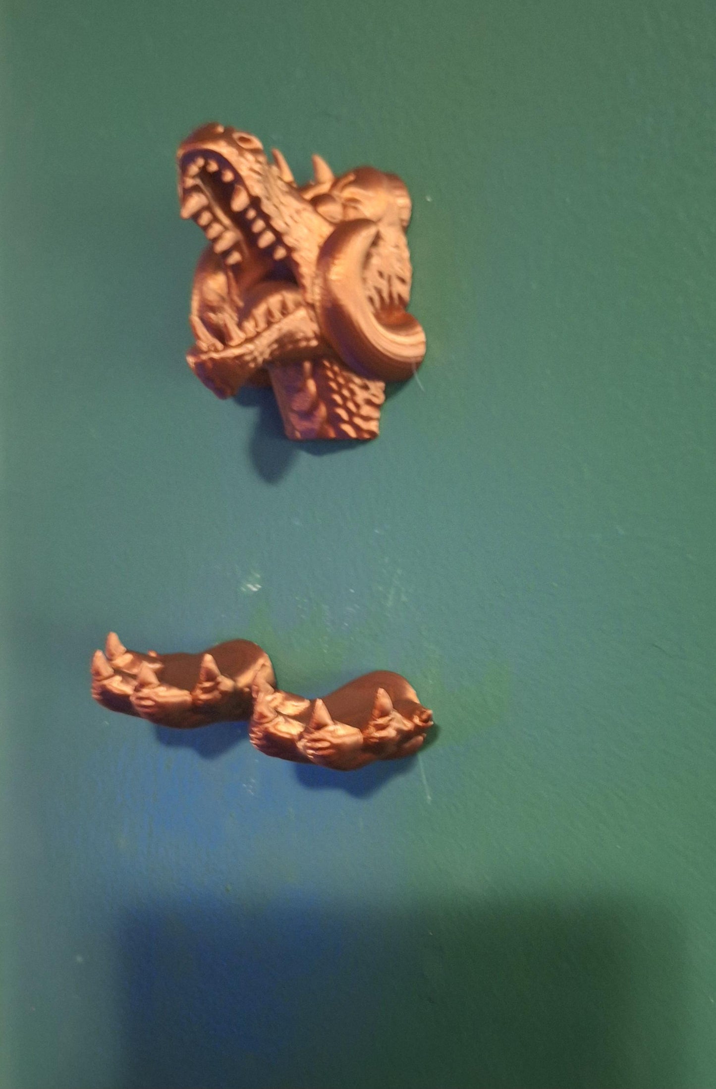 3D printed dragon head key holder organizer / wall mount coat hanger / 3d printed dragon wall Home decor key hook coat rack