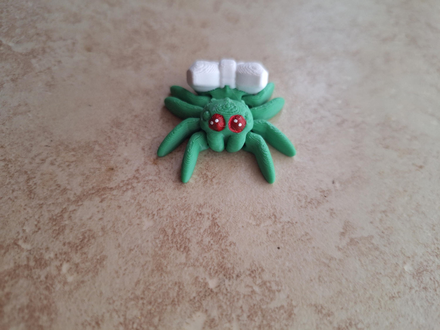 3D articulated small spiders / 3d printed spider insect animals / floral holiday halloween spider knick knack Fidget figurines butterfly