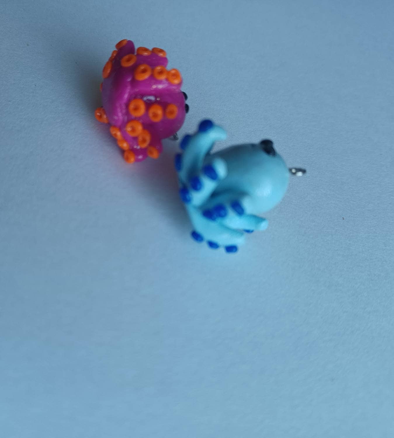 Kawaii octopus charms / polymer clay charms / kawaii charms / kawaii jewelry / kawaii squid charms