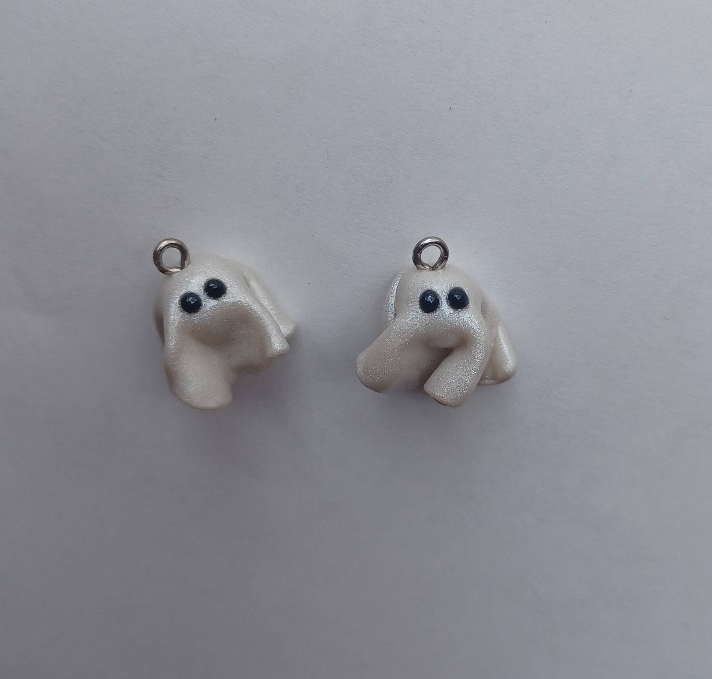 Kawaii sheet ghost charms / polymer clay ghost Halloween charms / kawaii Halloween holiday jewelry / kawaii Halloween charms / ghost sheet