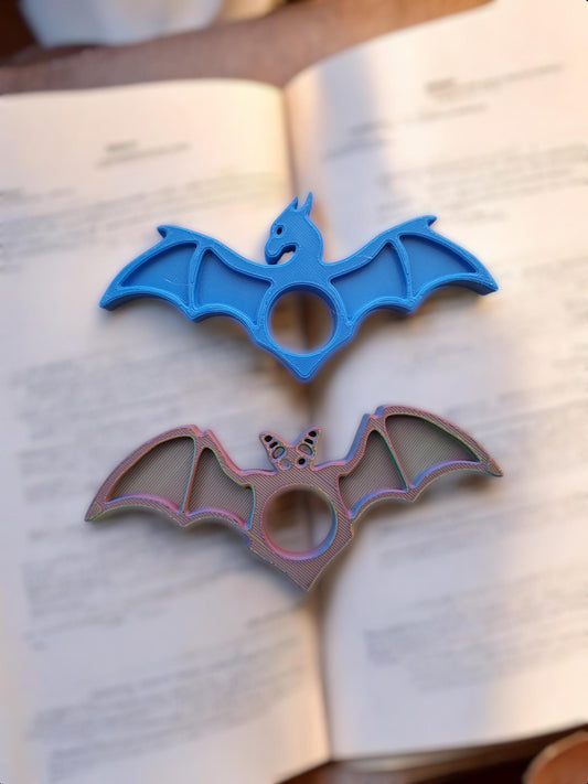 3D bat dragon book page holder / 3d printed bat 3d printed dragon animals figurine knick knack Fidget page keeper