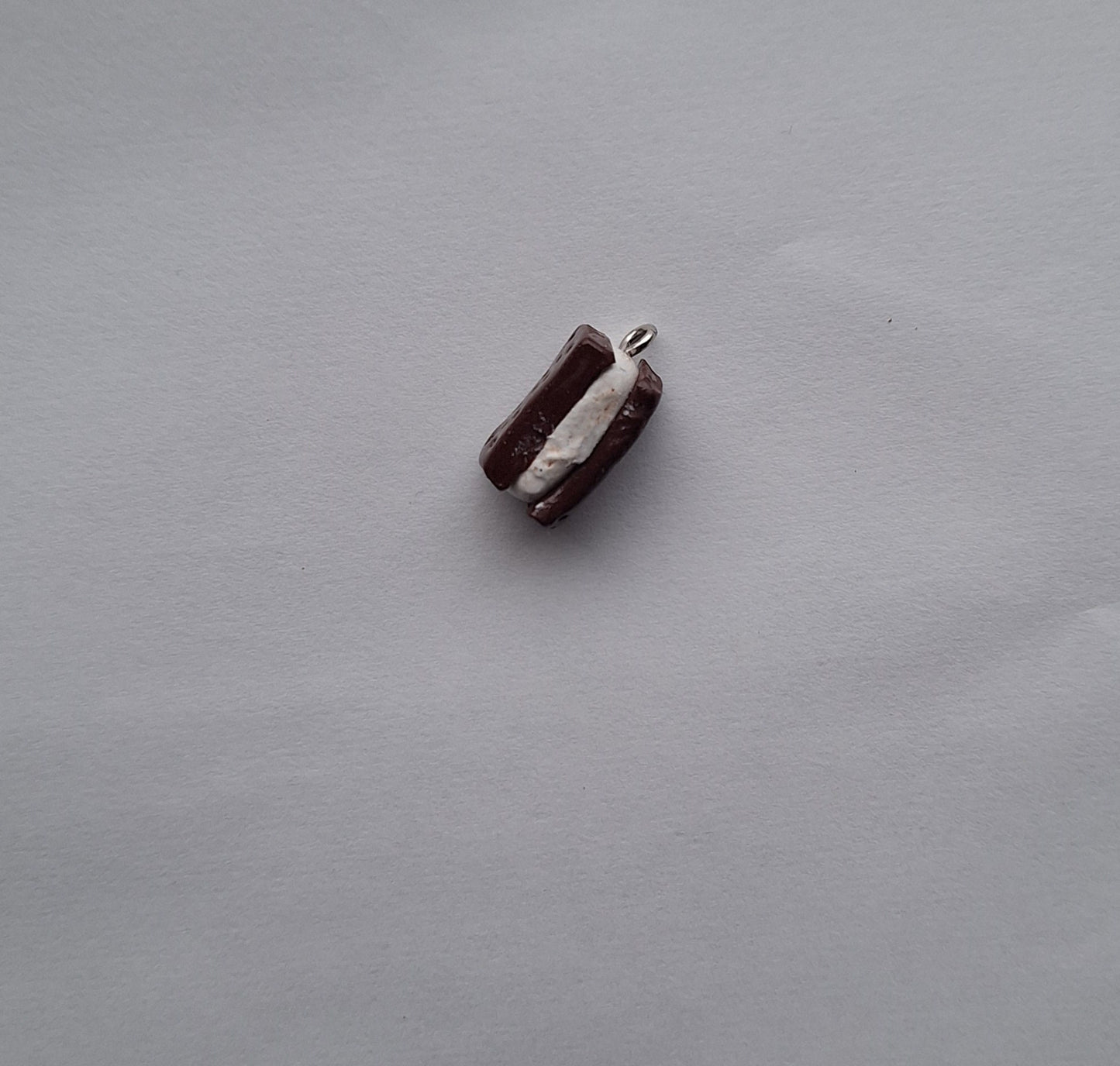 Kawaii ice cream sandwich charms / polymer clay ice cream charms / kawaii food charms / kawaii food jewelry charms stitch marker