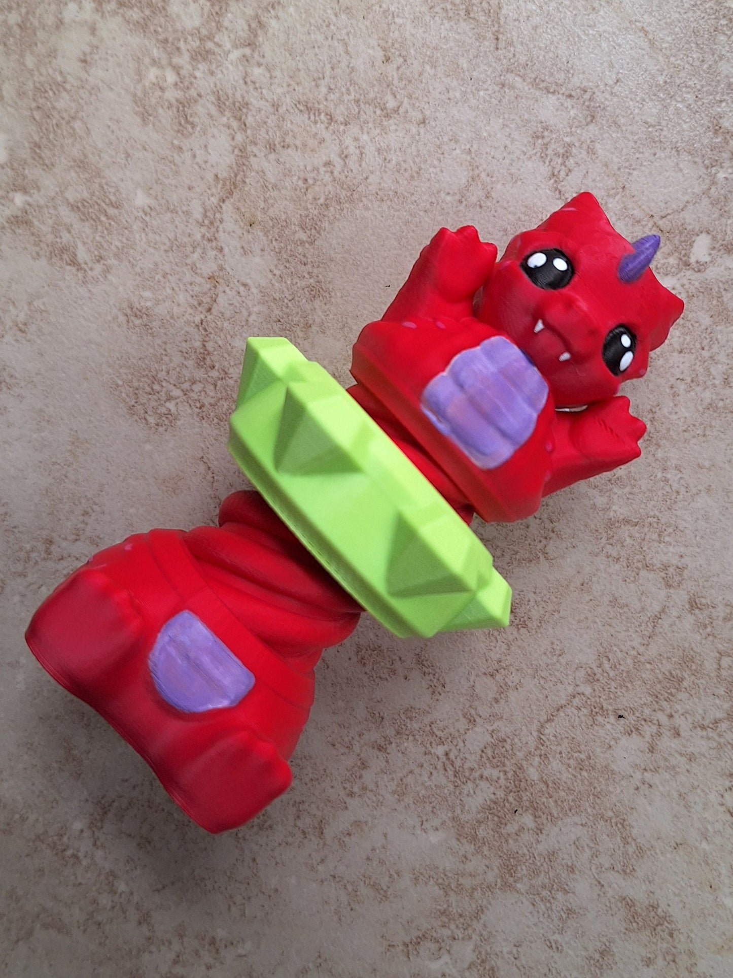 3D articulated bolt animal fidgets / 3d printed dragon fidget / 3d printed animals bear dragon cat figurine knick knack Fidget spin
