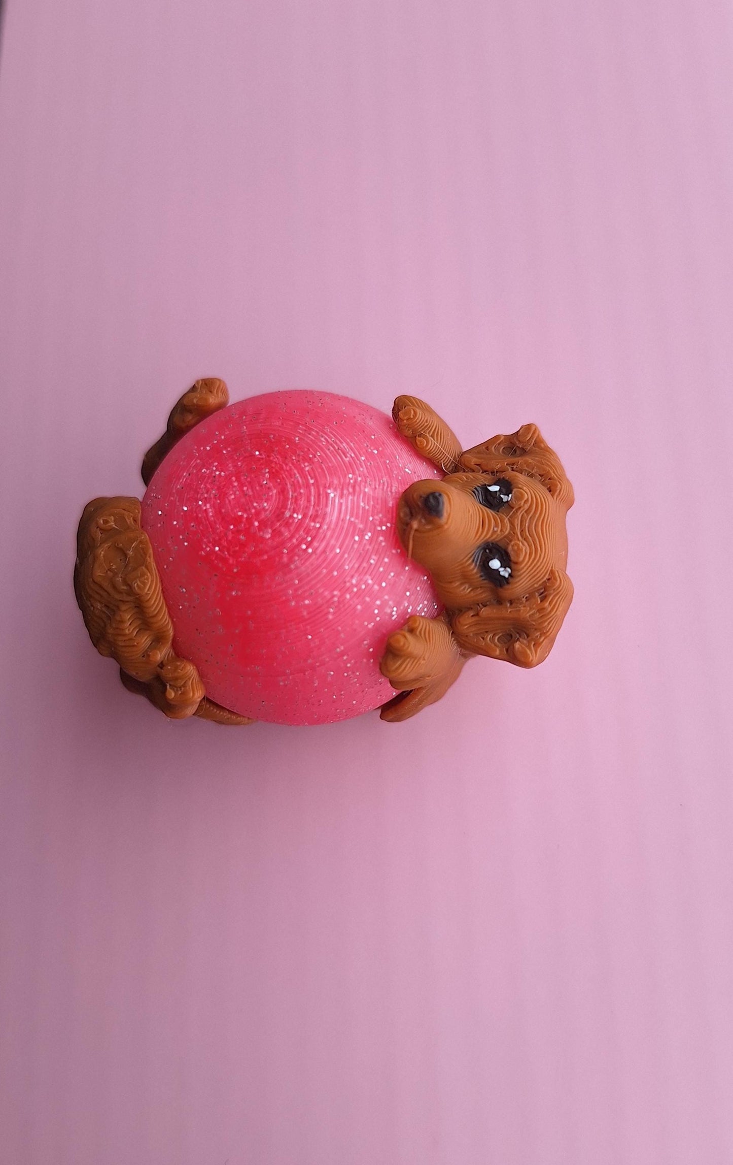 3D printed Fidget spinner keychains / 3d printed dog keychain / 3d printed animals figurine knick knack Fidget keychain ball spinner