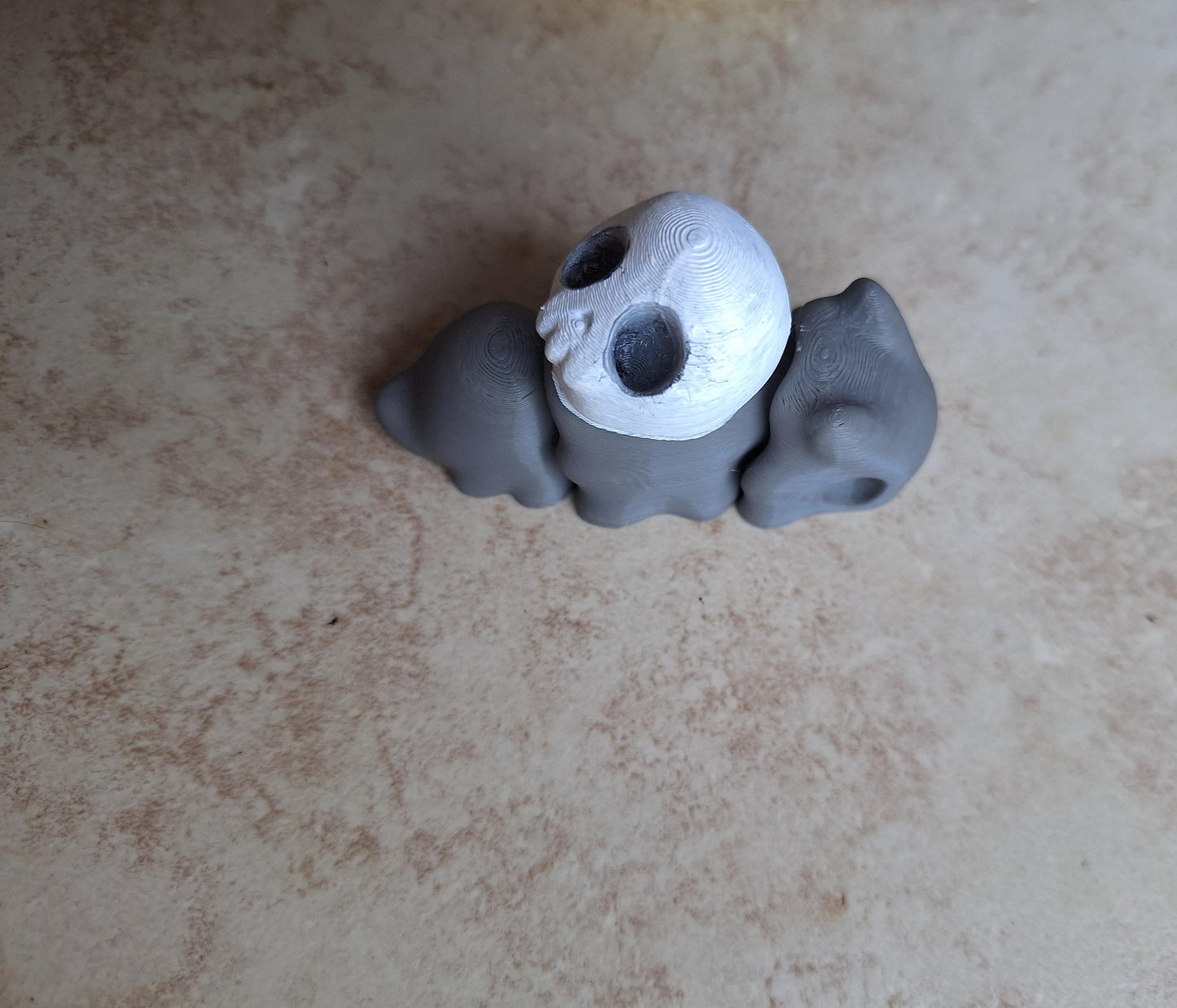 3D articulated snail insect bug / 3d printed strawberry skull snail / 3d printed animals figurine knick knack Fidget decor