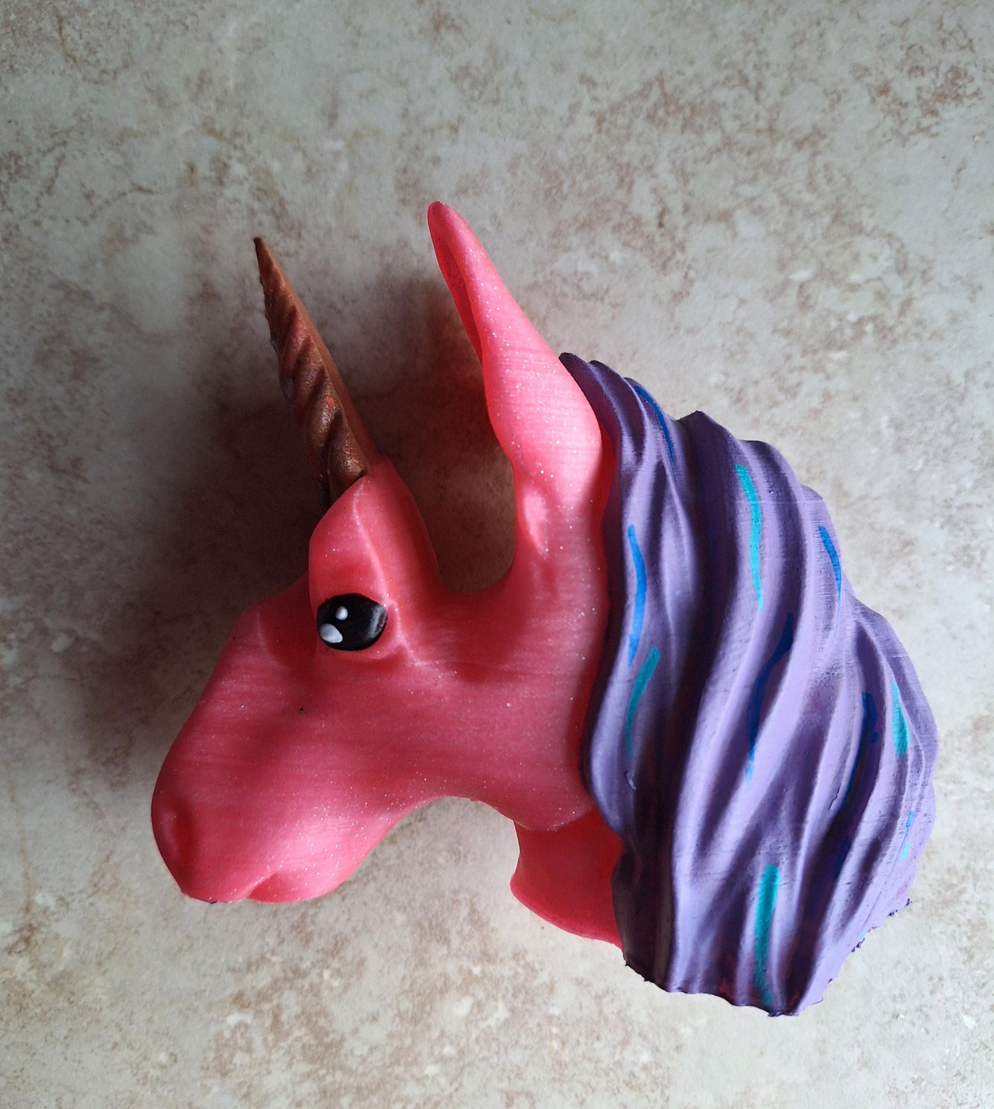 3D printed and painted dragon unicorn eyeglass stand / 3d unicorn eyeglasses sunglass holder stand / 3d printed unicorn glasses holder