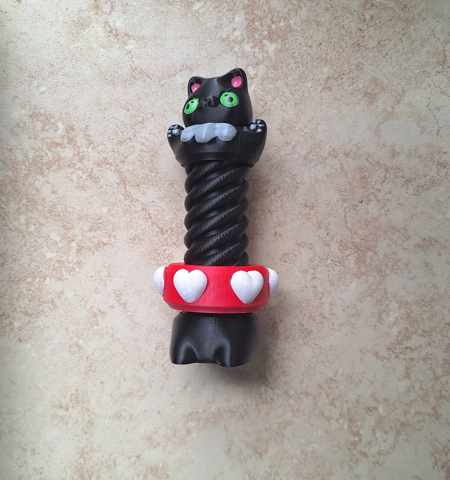 3D articulated bolt animal fidgets / 3d printed dragon fidget / 3d printed animals bear dragon cat figurine knick knack Fidget spin
