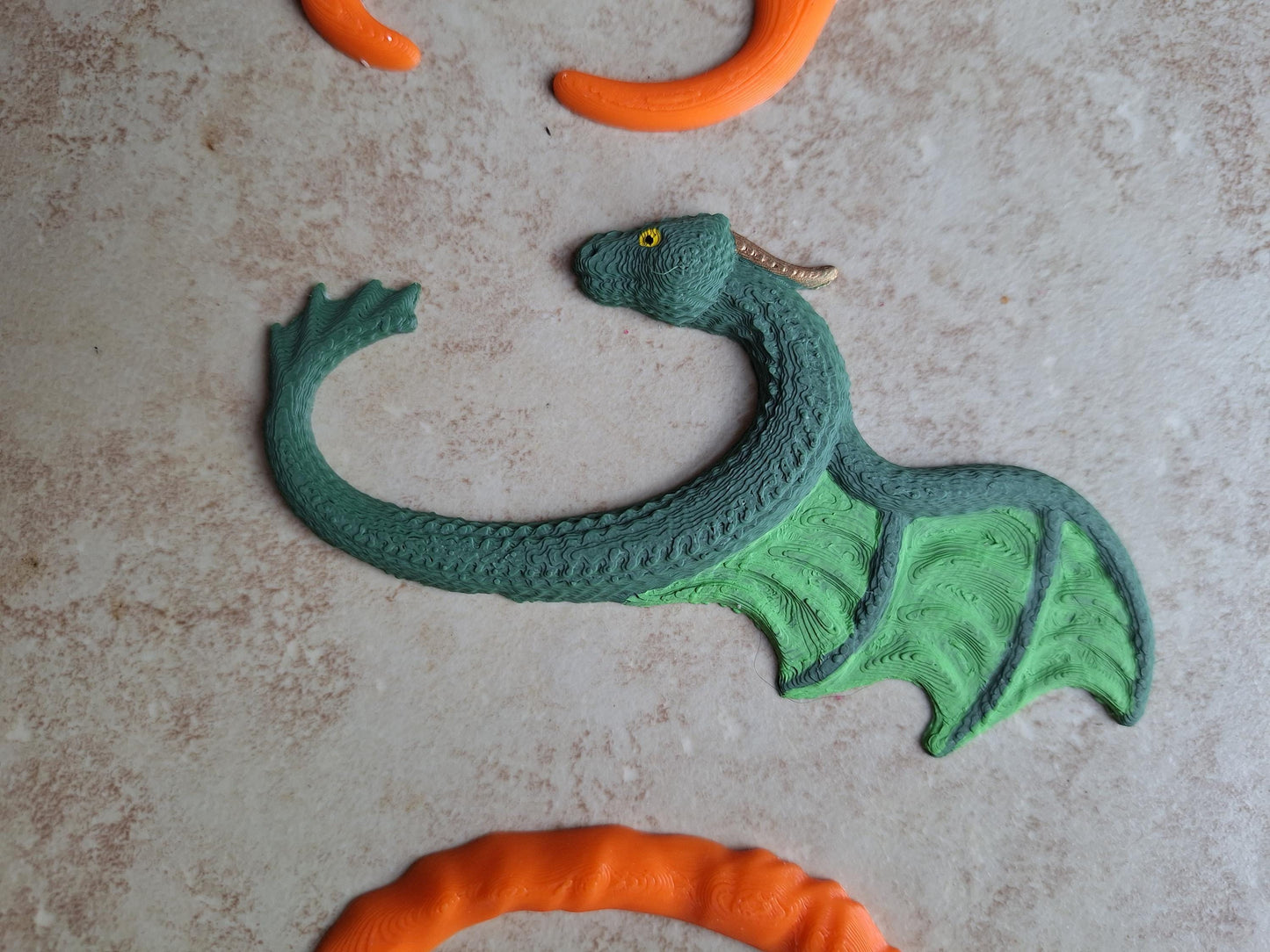 3D printed fox butterfly dragon ear cuff / 3d printed animal ear cuff costume cosplay / 3d printed animals figurine knick knack