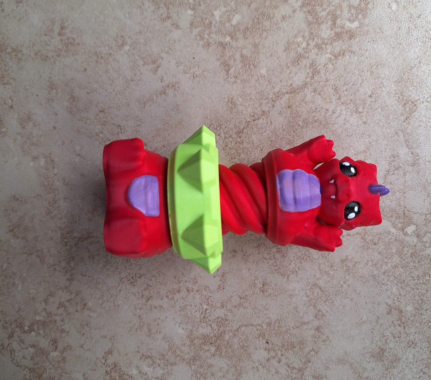 3D articulated bolt animal fidgets / 3d printed dragon fidget / 3d printed animals bear dragon cat figurine knick knack Fidget spin