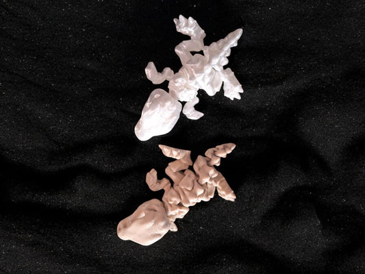 3D articulated assorted color tiny t-rex skeleton / 3d printed t rex dinosaur dino animals / dinosaur knick knack Fidget figurines