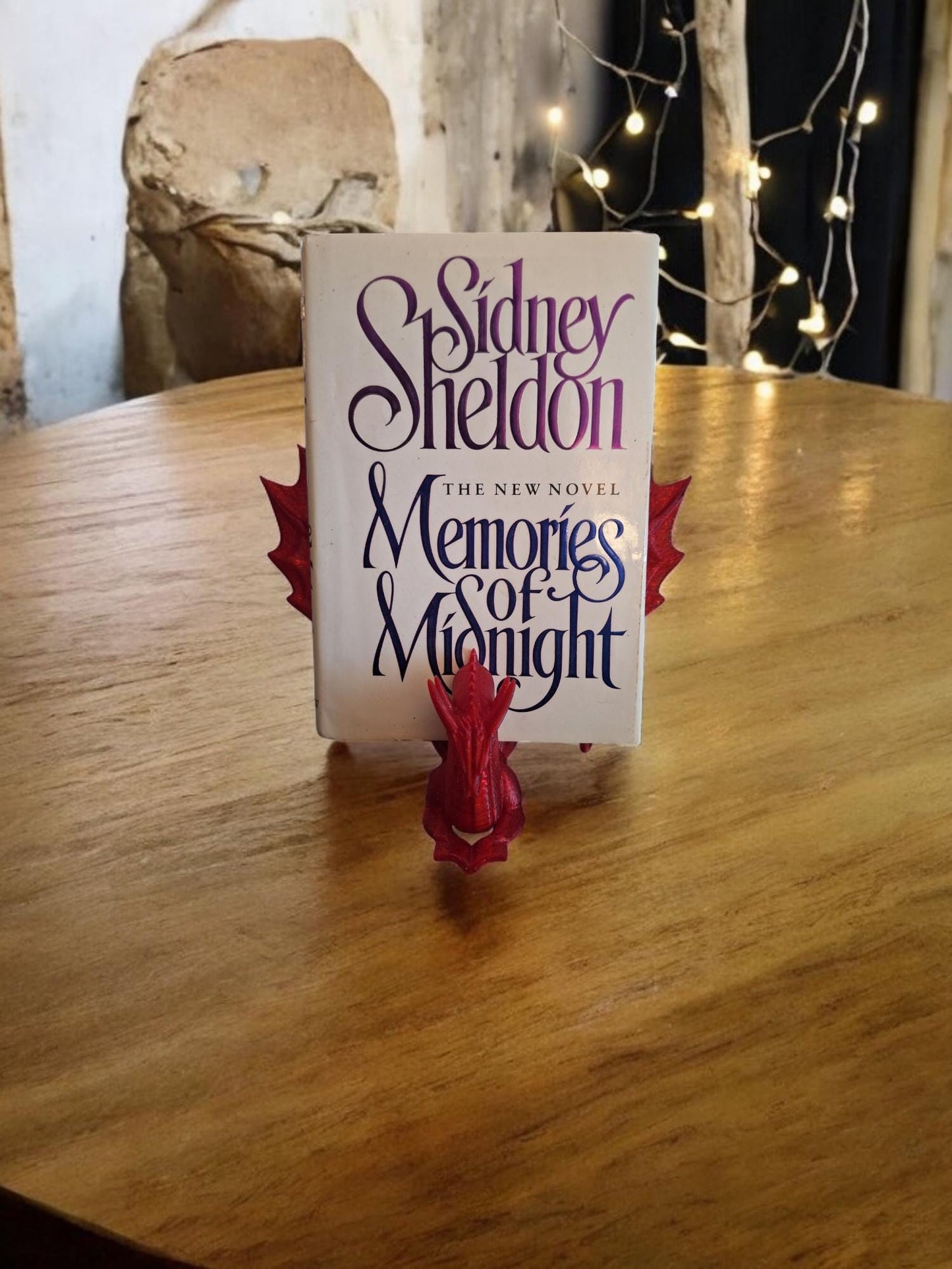 3D printed dragon book display / 3d dragon wing book holder stand display reading dragon book tablet holder accessory craftykid3d design