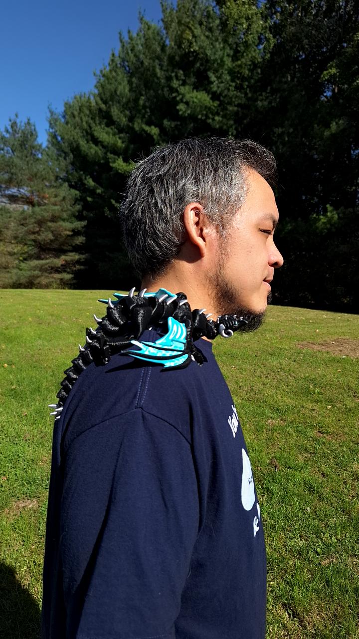 3D printed dragon shoulder puppet / 3d printed dragon animal costume cosplay / 3d printed animals figurine knick knack Fidget