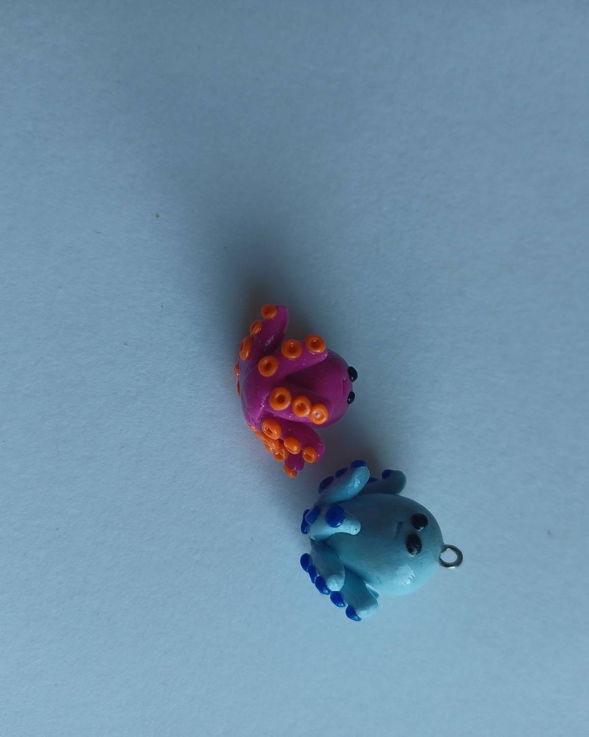 Kawaii octopus charms / polymer clay charms / kawaii charms / kawaii jewelry / kawaii squid charms