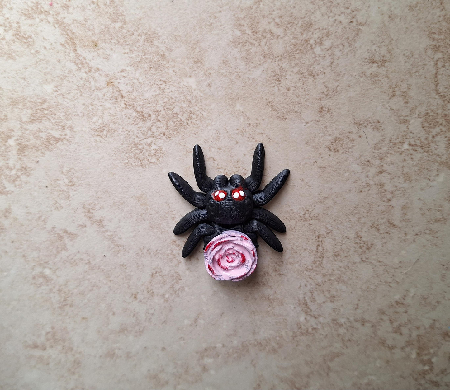 3D articulated small spiders / 3d printed spider insect animals / floral holiday halloween spider knick knack Fidget figurines butterfly