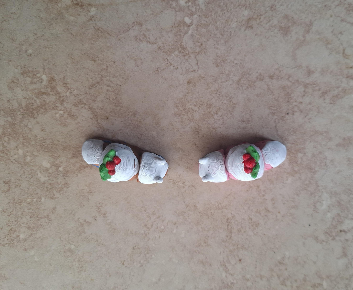 3D articulated snail insect bug / 3d printed gingerbread holiday snail / 3d printed animals figurine knick knack Fidget decor